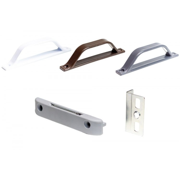 Kit blocator cu magnet + maner " D " plastic