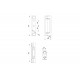 Balama simpla fixa 95mm