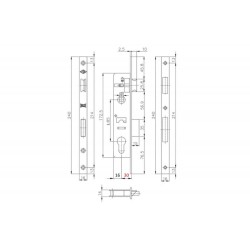 Broasca ingropata cu limba Kale 153P (30x85)