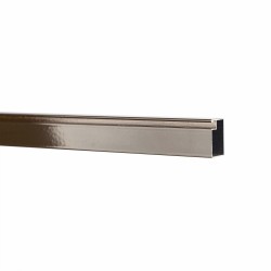 Profil aluminiu plasa tantari 2 metri alb/maro